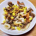 まぁちゃん２'s cooksnap of when they made 簡単♪まいたけと竹輪のバター醤油炒め♪.