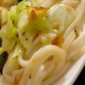 MULA's cooksnap of when they made キャベツと乾物の焼きうどん.