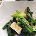 まみお✳'s cooksnap of when they made ボリュームＵＰ！ほうれん草＆厚揚のお浸し.