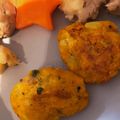 みっこ・みきてぃ's cooksnap of when they made 1歳離乳食★南瓜とじゃが芋と豆腐のおやき.