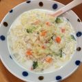 ぐりtoぐら's cooksnap of when they made 離乳食中期〜後期★マカロニのミルク煮.