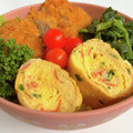 ✽チョコⅠＨ✽'s cooksnap of when they made 糖質制限かにかまと小ねぎの卵焼き.