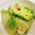 あんまかろん☆'s cooksnap of when they made これは美味い♪蕾菜(子持ち高菜)の浅漬け.