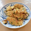 ナタデココア☆'s cooksnap of when they made J家のキムチーズチヂミ〜残りキムチ鍋で〜.