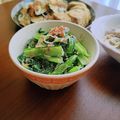 かわゆう1211's cooksnap of when they made 食べてみて！苦くない梅マヨ☆小松菜.