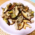 クックKｍ☆'s cooksnap of when they made 茄子と椎茸と豚バラの炒め煮.