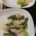 食材が好き☆'s cooksnap of when they made ささみとアスパラのマヨネーズ炒め.