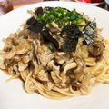 クックLS68F4☆'s cooksnap of when they made お店の味！豚肉と長ねぎの和風スパゲッティ.