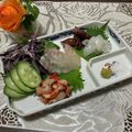 Laufen's cooksnap of when they made *お塩とわさびで食べるお刺身*.