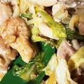 no1642's cooksnap of when they made 鶏もも肉と白菜とチンゲン菜の中華炒め.