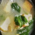☆ミルミル's cooksnap of when they made 小松菜と厚揚げのお味噌汁.