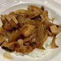 sayaendo＊'s cooksnap of when they made 簡単美味♪こってり味噌豚丼.