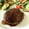 pali's cooksnap of when they made 50%ひき肉ハンバーグ♪簡単食物繊維鉄分.
