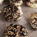 ロミみ's cooksnap of when they made ホットケーキミックス*ごまチーズパン.