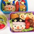 Aki☆Autumn's cooksnap of when they made ＊キャラ弁＊　バイキン頭巾なアンパンマン.