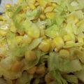 え～み～'s cooksnap of when they made お弁当に♪キャベツとコーンのすりごま炒め.