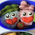 minmin386☆'s cooksnap of when they made ハギーワギー♡ キャラ弁♡.