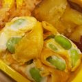 ＫＯＲＯ♪'s cooksnap of when they made 残った枝豆を玉子焼きに☆in チーズ入り.