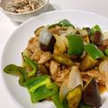 mk111♡'s cooksnap of when they made 簡単☆豚バラとナスとピーマンの黒酢炒め.