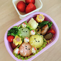 msmama＊'s cooksnap of when they made すみっコぐらしのキャラ弁 たぴおか.