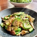 Superlittleboo's cooksnap of when they made ズッキーニときのこの炒め　애호박버섯볶음.