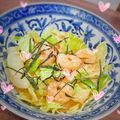 ＊ねこるぅん＊'s cooksnap of when they made ✿ピリ辛ウマ～ッ☆海老と温野菜のサラダ✿.