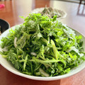 Superlittleboo's cooksnap of when they made ほろ苦ほの甘の美味しさ！☆春菊のサラダ.
