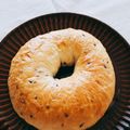 ゆうかちゃんまんま's cooksnap of when they made 黒ごまとチーズのベーグル(HB使用).