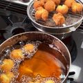kins55's cooksnap of when they made ☆天ぷら粉で作る本格サーターアンダギー☆.