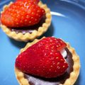 クックOBSDVC☆'s cooksnap of when they made レンジ1分♬いちごチョコムースタルト.
