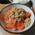 クックR77HYO☆'s cooksnap of when they made 簡単！美味しい！マグロ納豆丼.