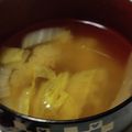 ヨシヨッシー's cooksnap of when they made 白菜＆サツマイモ●白味噌のさつま汁.