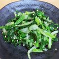 petokko's cooksnap of when they made 超簡単！セリときゅうりのナムル.