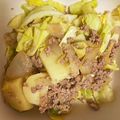 いかめし321's cooksnap of when they made ☆ジャガイモ＆キャベツの挽肉味噌炒め☆.
