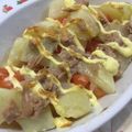 さおりん@料理特訓中's cooksnap of when they made じゃがいもとトマトとツナのマヨネーズ焼き.