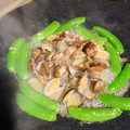 ビューティキャット's cooksnap of when they made あさりとスナップエンドウの酒蒸し.