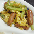 キャサちゃん's cooksnap of when they made アスパラと魚肉ソーセージの中華風卵とじ.