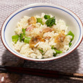 まきちゃんの料理日記's cooksnap of when they made あさりと菜の花の洋風炊き込みご飯.