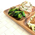 だりりラブ's cooksnap of when they made 簡単★ほうれん草と茄子のおひたし.