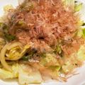 ちびうさちゃんω's cooksnap of when they made 甘辛が美味♡ランチに簡単♪キャベツうどん.