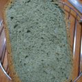 カメメロンぱん's cooksnap of when they made ＨＢで☆天然酵母よもぎ食パン.