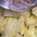 ♡マッキークッキング's cooksnap of when they made キャベツとわけぎの・イカ焼きそば.