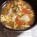 か～ぽ☆'s cooksnap of when they made 豆腐とトマトの卵入り中華スープ●生姜風味.