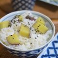 taruママ's cooksnap of when they made 芋ご飯（さつまいも飯）.
