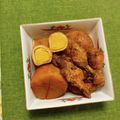 コムギ大好き's cooksnap of when they made 圧力鍋で♪鶏手羽元と大根のこってり煮.