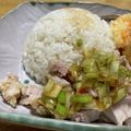 ayayahoney's cooksnap of when they made 炊飯器で簡単☆蒸し鶏とポテサラプレート。.