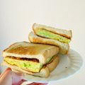 kose's cooksnap of when they made トストゥ（韓国風トースト）.