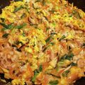 isan's cooksnap of when they made 野菜たっぷり天津飯♪みぞれあんをかけて♪.