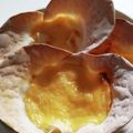 hrnsゴン's cooksnap of when they made 残った餃子の皮☆エッグタルト.