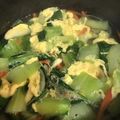 お料理勉強中、、's cooksnap of when they made 簡単☆ふわふわ卵の青梗菜スープ.